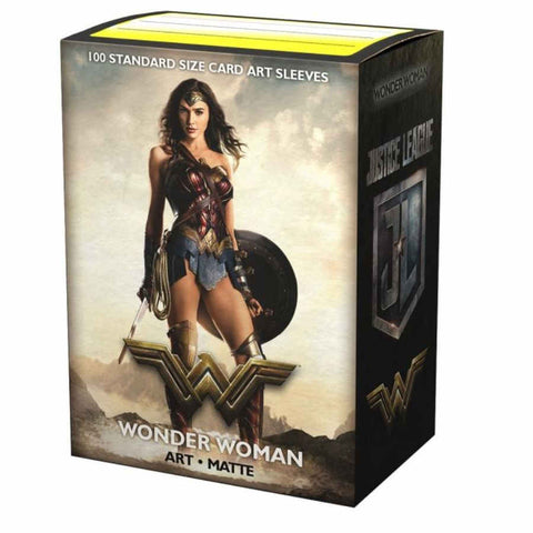 Dragon Shield Sleeves - Standard Matte Wonder Woman Art (100ct)