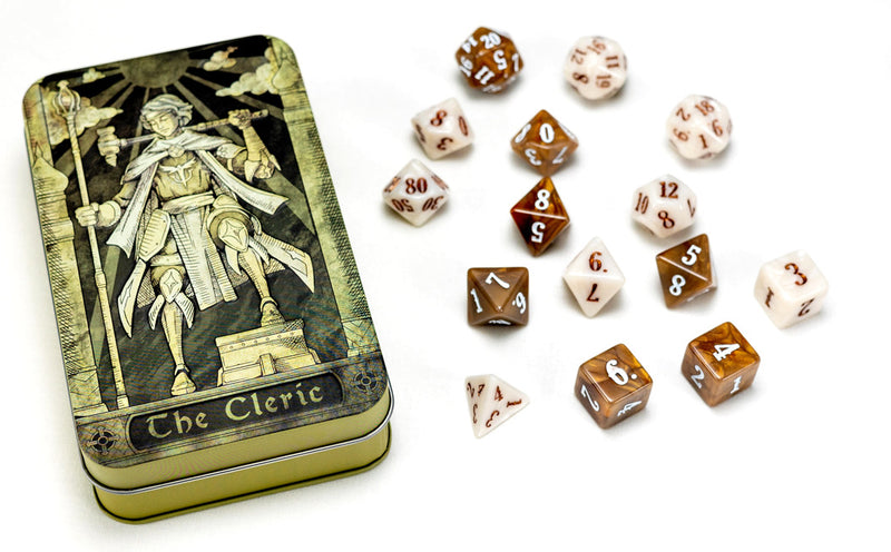 Character Class Dice: The Cleric (14 dice)
