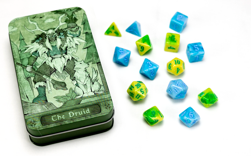 Character Class Dice: The Druid (14 dice)