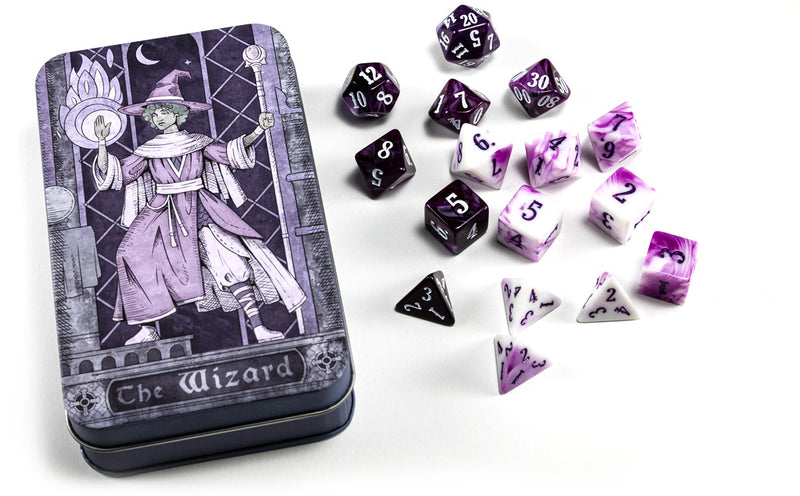 Character Class Dice: The Wizard (16 dice)