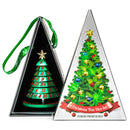 Aluminum Christmas Tree 7 Dice Set - Christmas Green