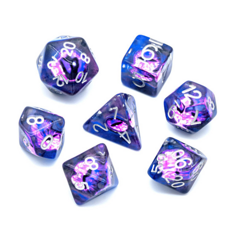 Resin RPG Dice Set - Dark Mage Eye