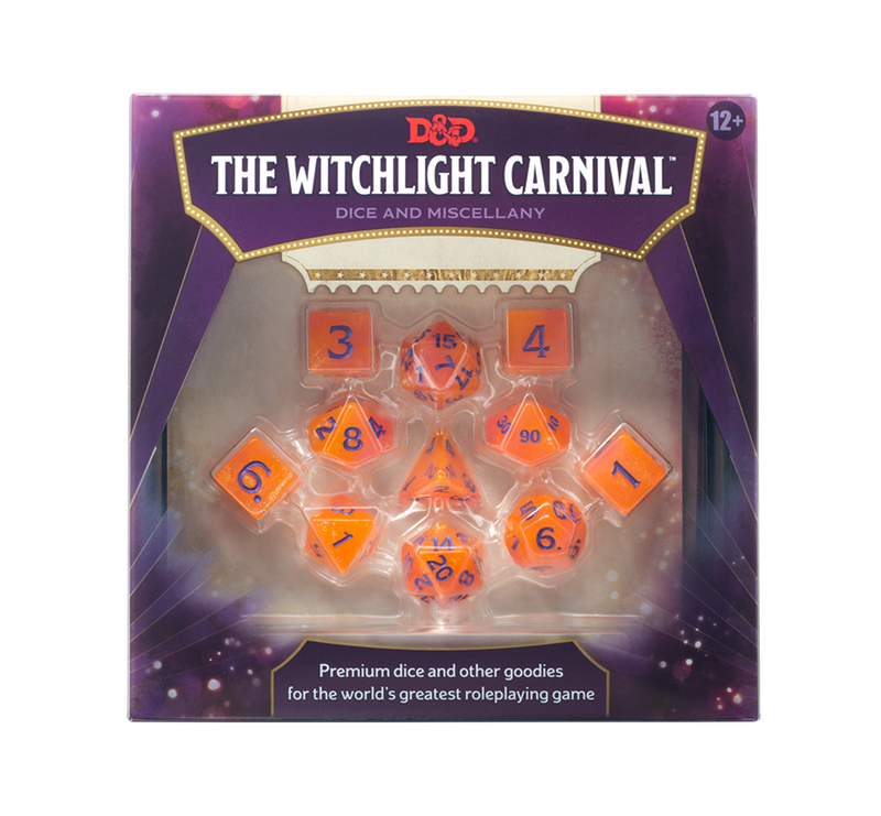 Dungeons & Dragons 5th Edition: The Witchlight Carnival Dice and Miscellany Set