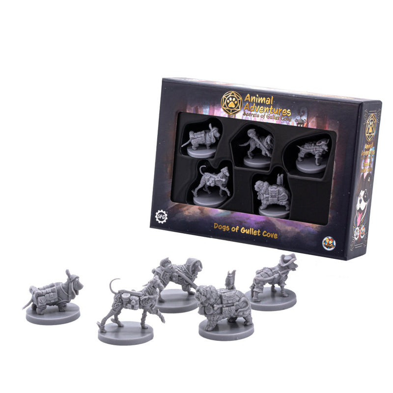 Animal Adventures RPG: Dogs of Gullet Cove Minis