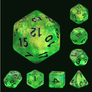 Resin RPG Dice Set - Emerald City