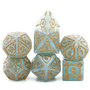 25mm Resin RPG Dice Set - Gray Castle