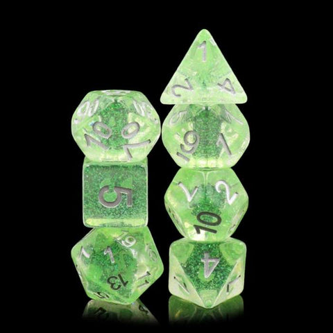 Resin RPG Dice Set - Wind of Spring