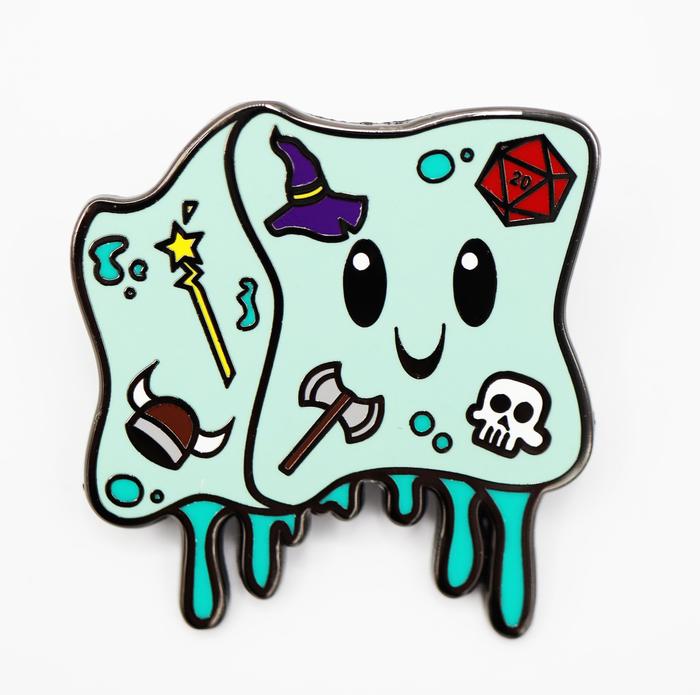 Enamel Pin: Monster Index - Gelly Cube