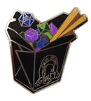 Enamel Pin: Take Out Dice - Black