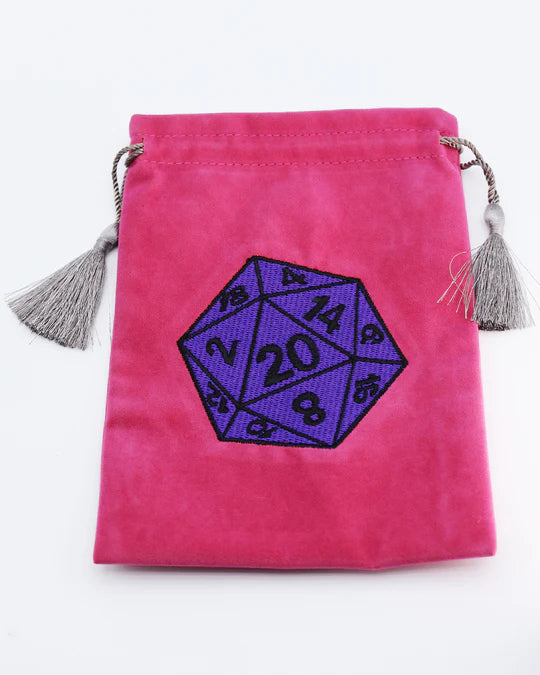 Dice Bag - Purple D20