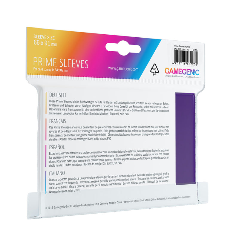 GameGenic: Prime Sleeves - Purple (100ct)