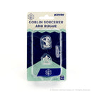 Critical Role Unpainted Miniatures: Goblin Sorceror and Rogue Female 