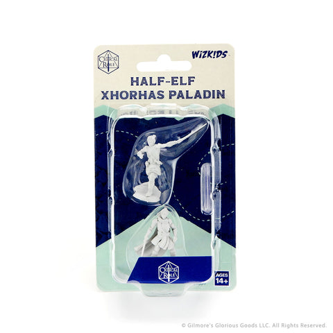 Critical Role Unpainted Miniatures: Half-Elf Paladin Xhorhas Female 