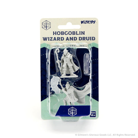 Critical Role Unpainted Miniatures: Hobgoblin Wizard and Druid Male 