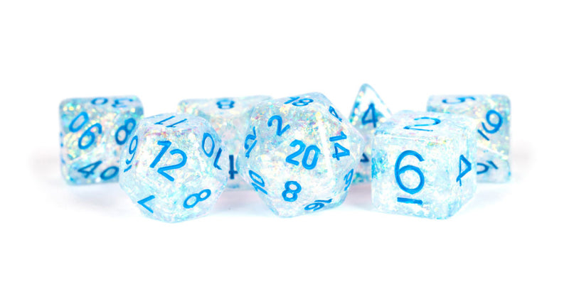 16mm Resin Polyhedral Dice Set - Flash Dice