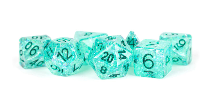 16mm Resin Polyhedral Dice Set - Flash Dice