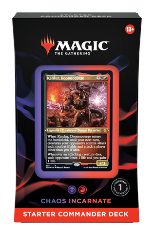 Starter Commander Deck - Chaos Incarnate (Black-Red)