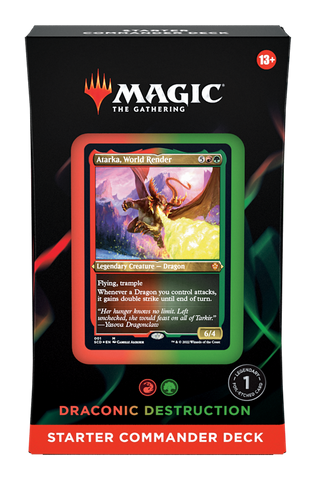 Starter Commander Deck - Draconic Destruction (Red-Green)