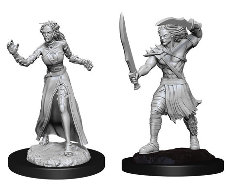Magic the Gathering Unpainted Miniatures: Vampire Lacerator & Vampire Hexmage