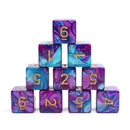 Resin 12 d6 Set - Mermaid Beach