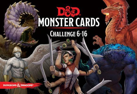 Dungeons & Dragons 5th Edition: Monster Cards Challenge 6 - 16 Deck