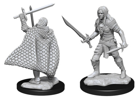 Pathfinder Battles Deep Cuts Unpainted Miniatures: Male Elf Fighter