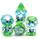 Resin RPG Dice Set - Panda