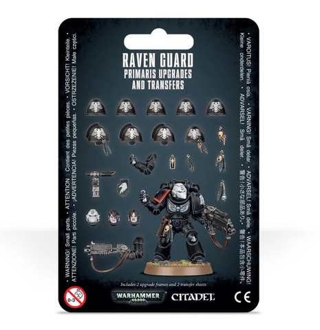 Warhammer 40K: Raven Guard Primaris Upgrades & Transfers