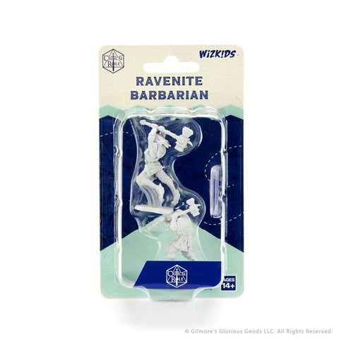 Critical Role Unpainted Miniatures: Ravenite Half-Dragon Barbarian Female 
