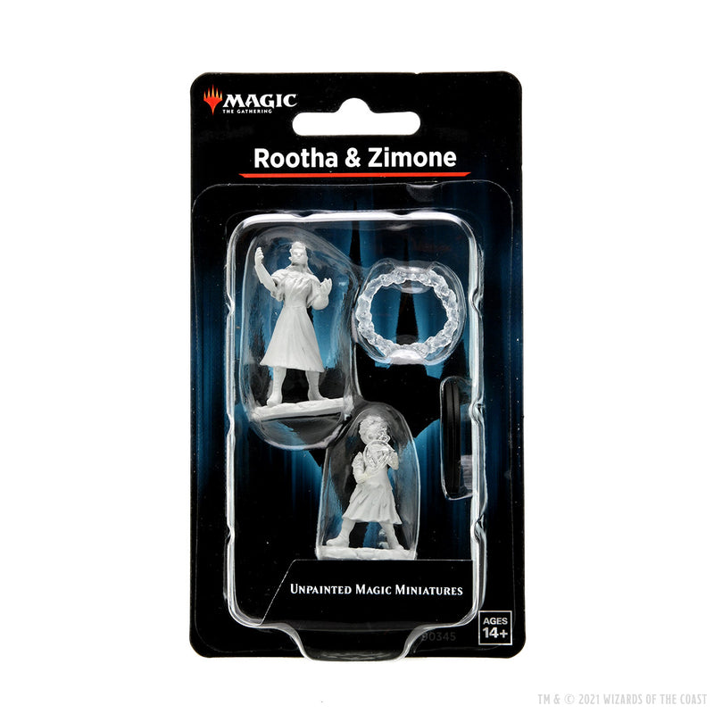 Magic: The Gathering Unpainted Miniatures: Rootha & Zimone