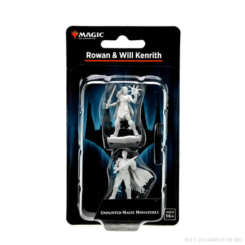 Magic: The Gathering Unpainted Miniatures: Rowan Kenrith & Will Kenrith