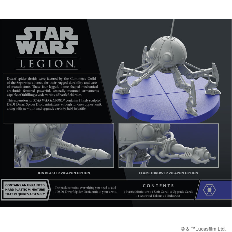 Star Wars: Legion DSD1 Dwarf Spider Droid