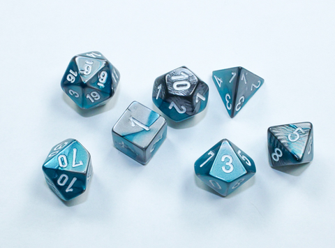 Mini 7 Set: Gemini - Steel Teal/ White
