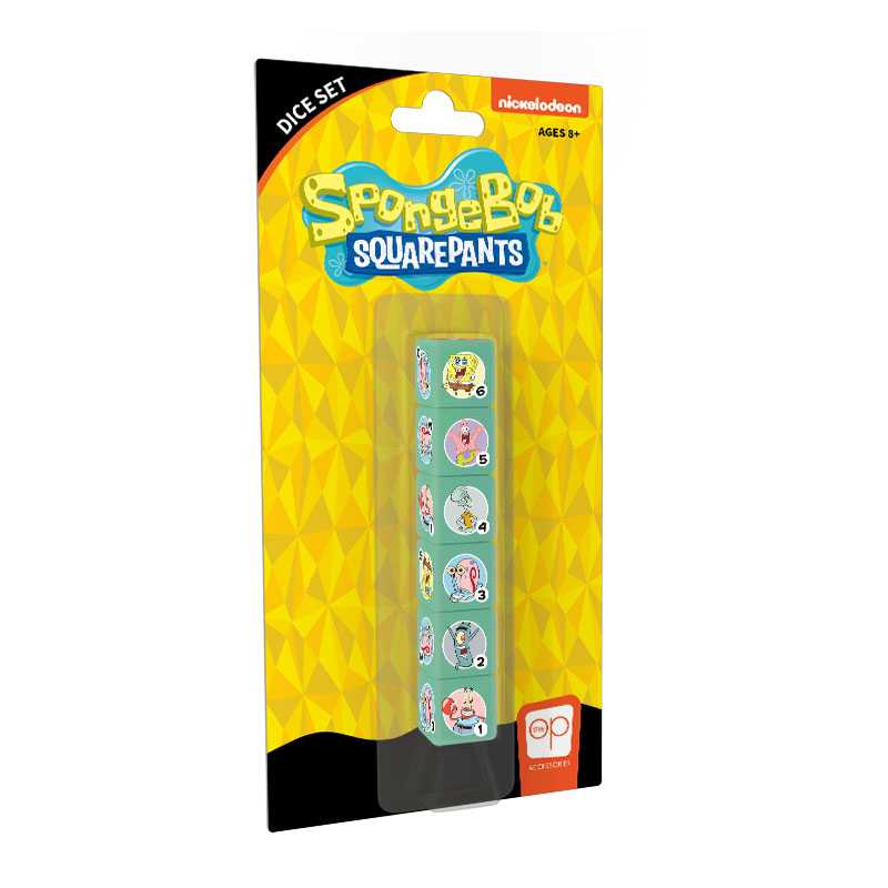 SpongeBob SquarePants Dice Set (6 d6)