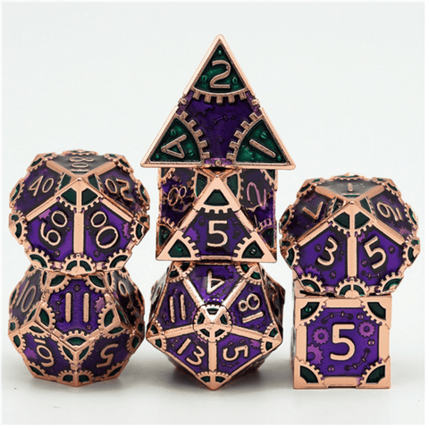SteamPunk: Evil Queen - Metal RPG Dice Set