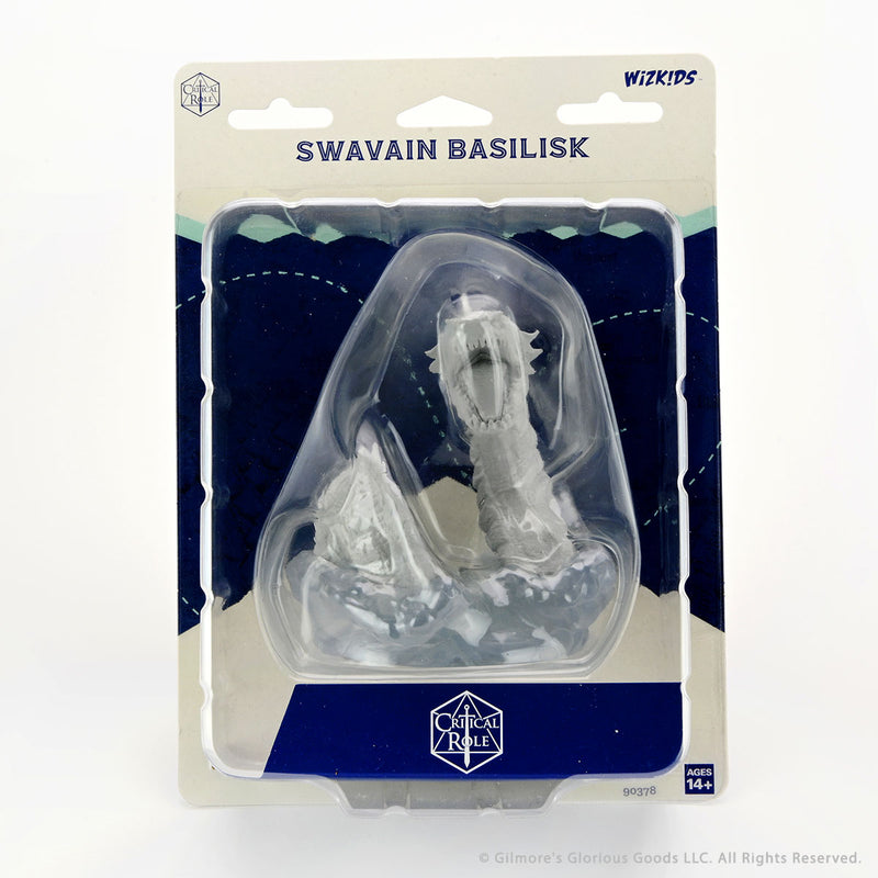 Critical Role Unpainted Miniatures: Swavain Basilisk 