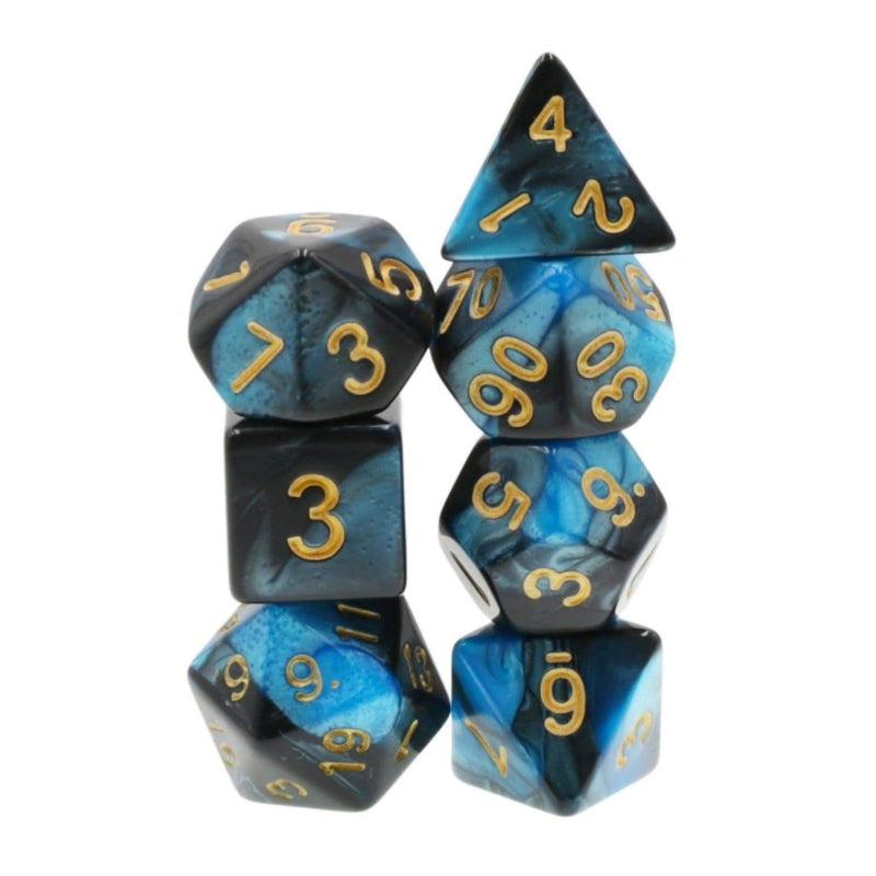 Resin RPG Dice Set - Thunderstorm