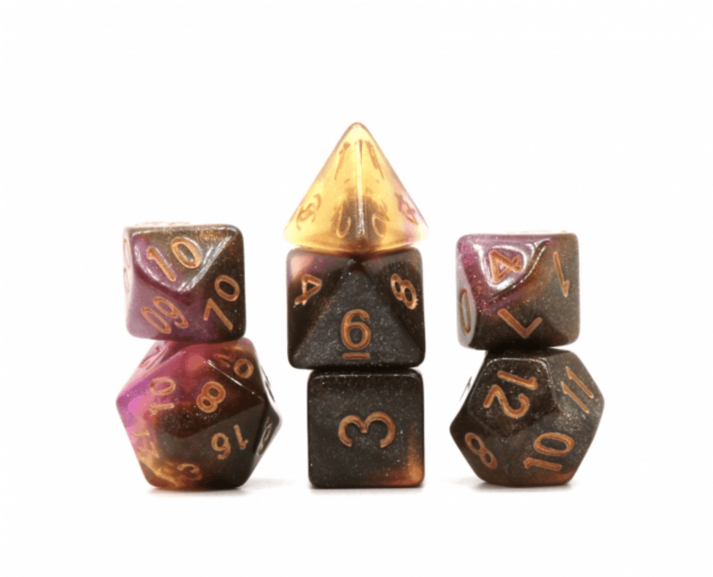 Resin RPG Dice Set - Unknown Nebula