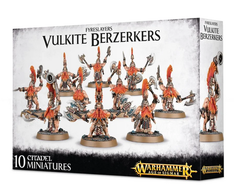 Age of Sigmar: Fyreslayers - Vulkite Berzerkers