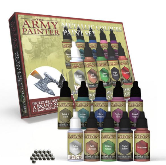 Warpaint: Metallic Colours Paint Set (10 colors)