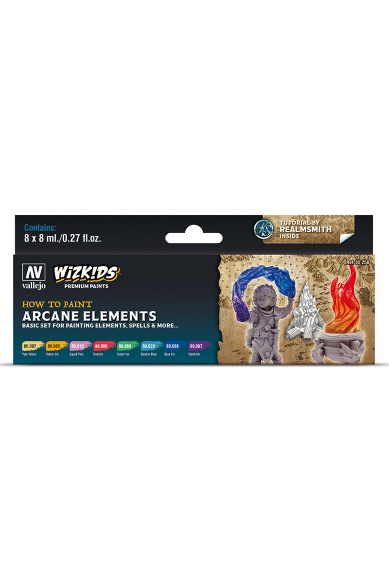 Wizkids Paint Set: Arcane Elements (8 colors)
