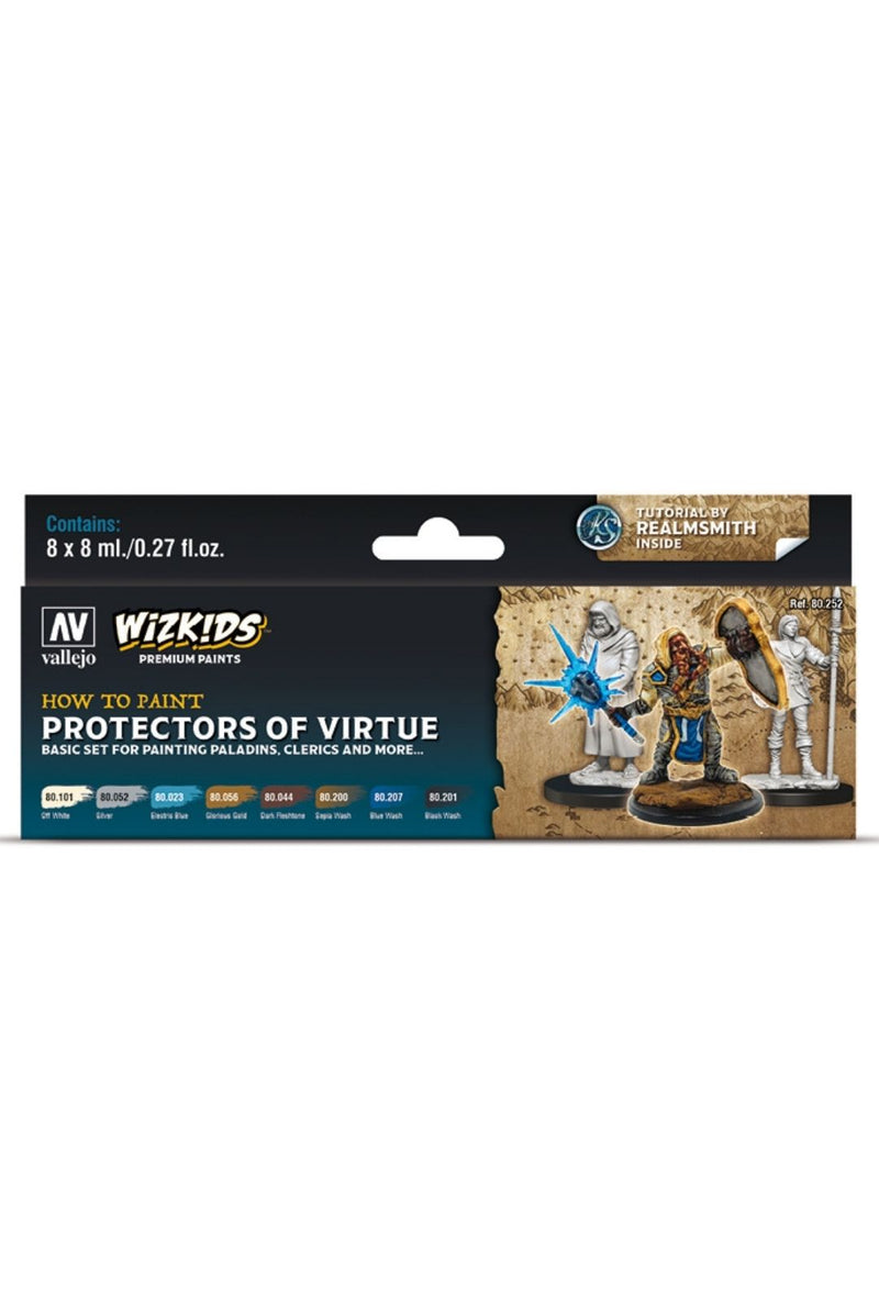 Wizkids Paint Set: Protectors of Virtue (8 colors)