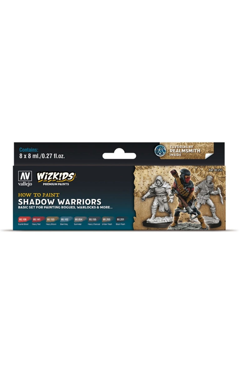 Wizkids Paint Set: Shadow Warriors (8 colors)