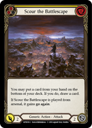 Scour the Battlescape (Yellow) [WTR195-C] Alpha Print Rainbow Foil
