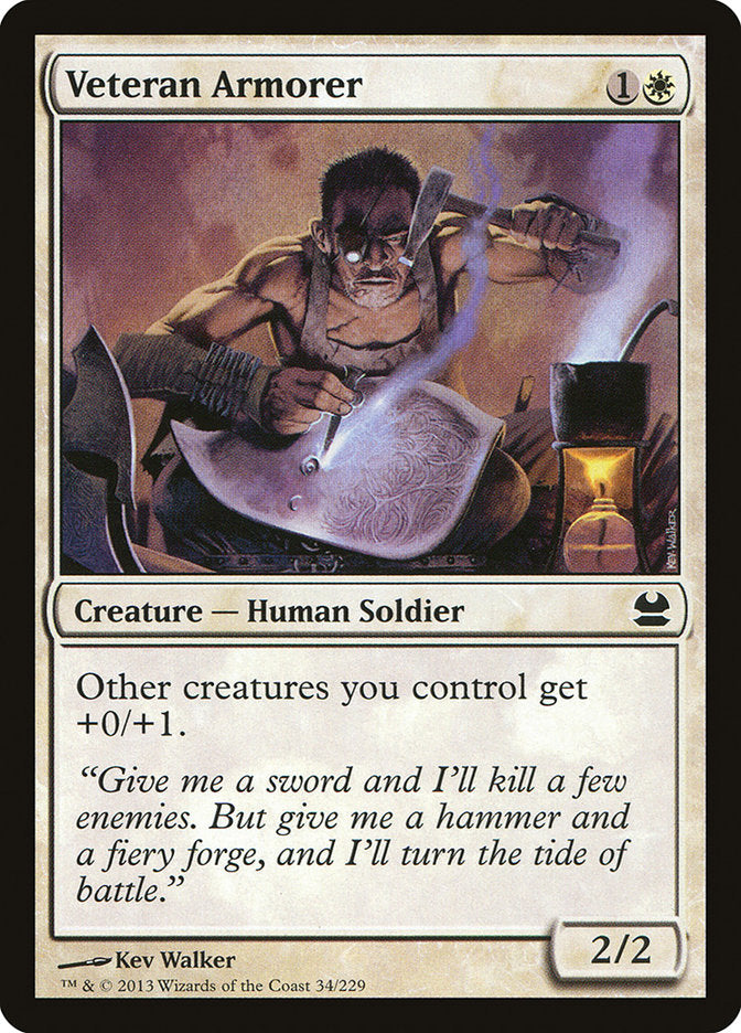 Veteran Armorer [Modern Masters], MTG Single - Gamers Grove