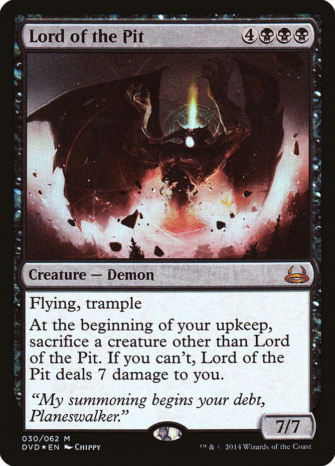 Lord of the Pit (Divine vs. Demonic) [Duel Decks Anthology], MTG Single - Gamers Grove