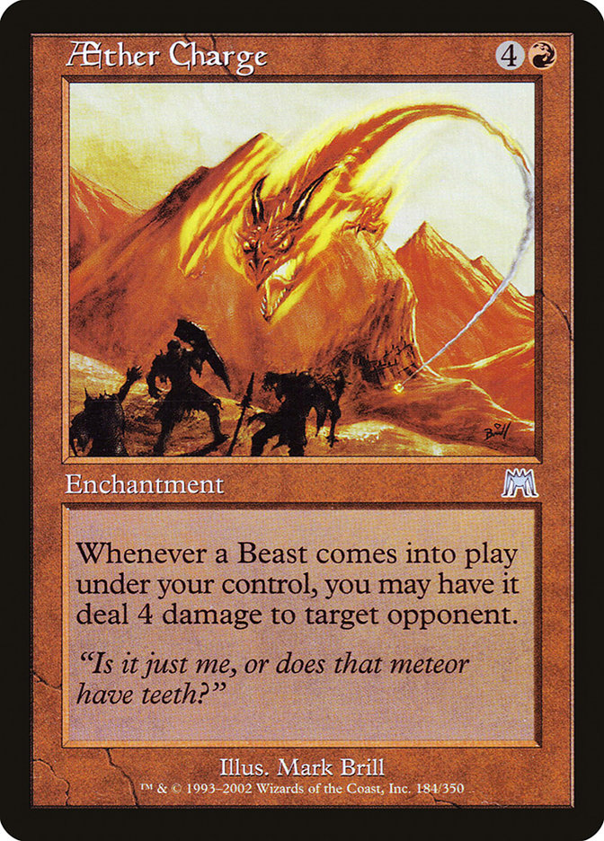 Aether Charge [Onslaught], MTG Single - Gamers Grove