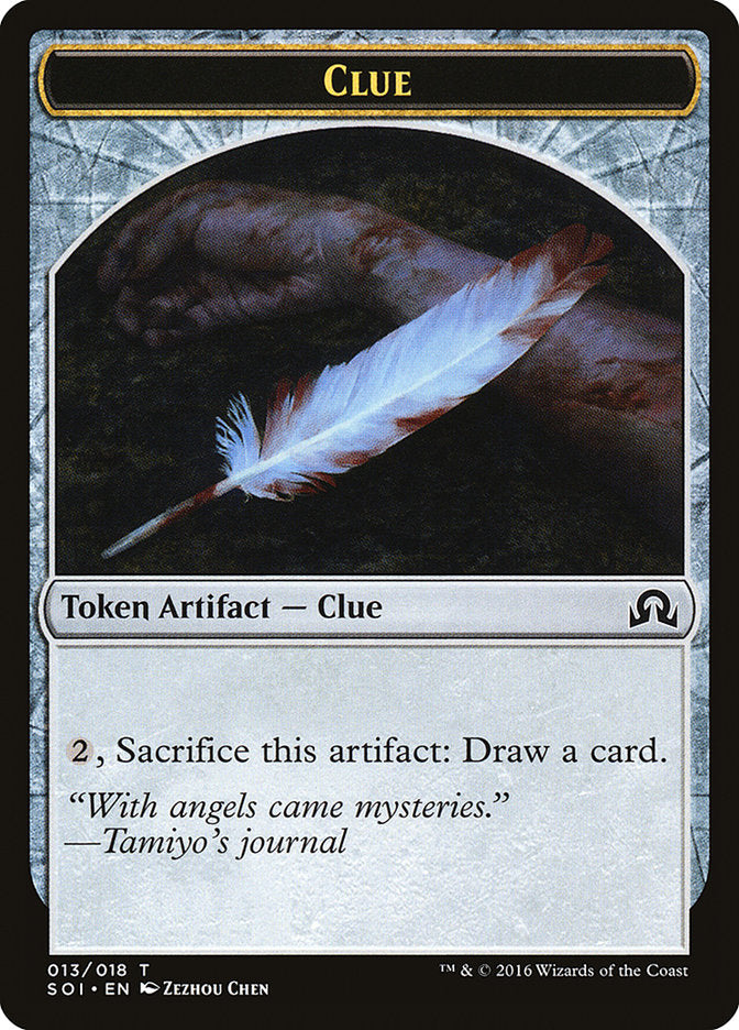 Clue (013/018) [Shadows over Innistrad Tokens], MTG Single - Gamers Grove