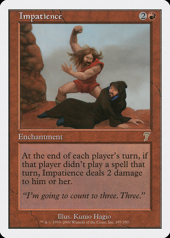 Impatience [Seventh Edition], MTG Single - Gamers Grove
