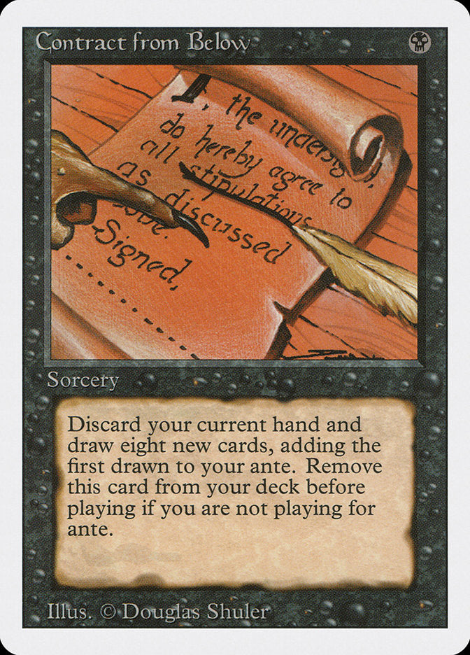 Contract from Below [Revised Edition], MTG Single - Gamers Grove